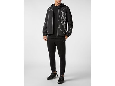 PLEIN SPORT Herren Schlupfjacke TIGER COURT EDITION Schwarz