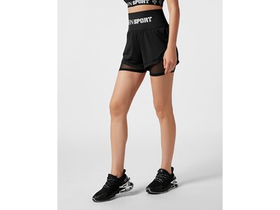 PLEIN SPORT Damen Shorts Schwarz