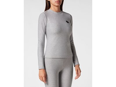 PLEIN SPORT Damen Shirt GLITTER Silber