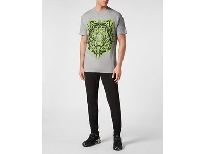 PLEIN SPORT Herren Shirt THUNDER TIGER Silber