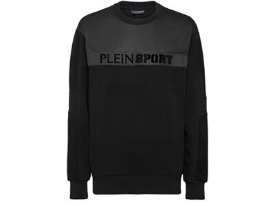 PLEIN SPORT Herren Sweatshirt M Sweatshirt Schwarz
