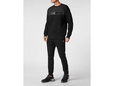 PLEIN SPORT Herren Sweatshirt M Sweatshirt Schwarz