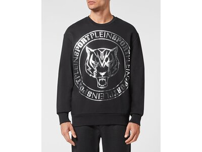 PLEIN SPORT Herren Sweatshirt TIGER Schwarz