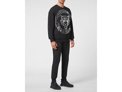 PLEIN SPORT Herren Sweatshirt TIGER Schwarz