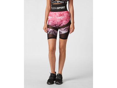 PLEIN SPORT Damen Tight CAMOUFLAGE Rot