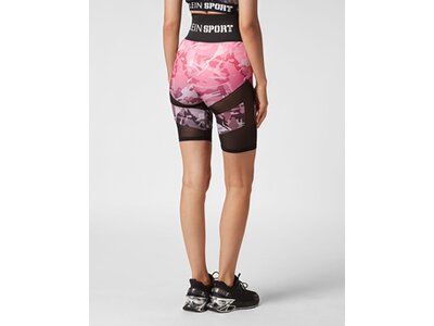 PLEIN SPORT Damen Tight CAMOUFLAGE Rot
