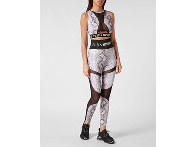 PLEIN SPORT Damen Tight PYTHON Pink
