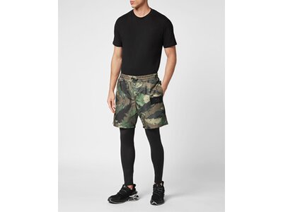 PLEIN SPORT Herren Sporthose CAMOUFLAGE Grau