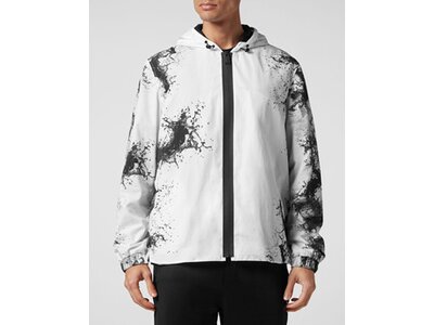 PLEIN SPORT Herren Schlupfjacke SPLASH EXTREME Weiß