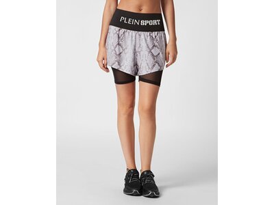 PLEIN SPORT Damen Shorts PYTHON Rot