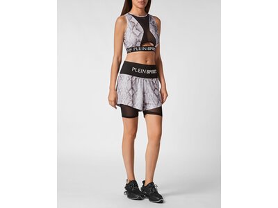 PLEIN SPORT Damen Shorts PYTHON Rot