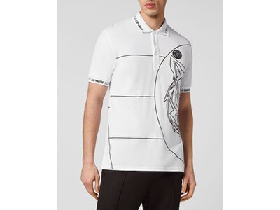 PLEIN SPORT Herren Polo TIGER Grau