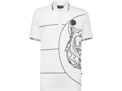 PLEIN SPORT Herren Polo TIGER Grau