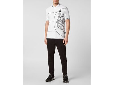 PLEIN SPORT Herren Polo TIGER Grau