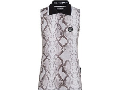 PLEIN SPORT Damen Polo PYTHON Grau