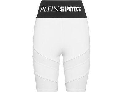 PLEIN SPORT Damen Tight MULTICUT Weiß
