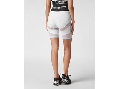 PLEIN SPORT Damen Tight MULTICUT Weiß