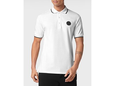 PLEIN SPORT Herren Polo M Poloshirt Weiß