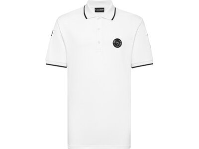 PLEIN SPORT Herren Polo M Poloshirt Weiß