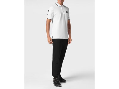 PLEIN SPORT Herren Polo M Poloshirt Weiß
