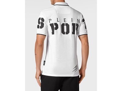 PLEIN SPORT Herren Polo M Poloshirt Weiß