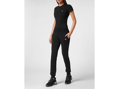 PLEIN SPORT Damen Hose W Jogginghose Schwarz