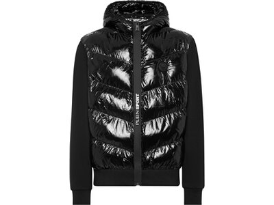 PLEIN SPORT Herren Jacke M Nylonjacke Schwarz
