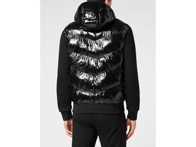 PLEIN SPORT Herren Jacke M Nylonjacke Schwarz