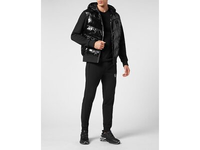 PLEIN SPORT Herren Jacke M Nylonjacke Schwarz