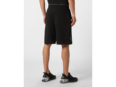 PLEIN SPORT Herren Shorts TIGER COURT EDITION Schwarz