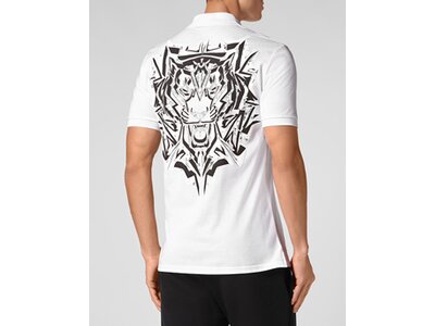 PLEIN SPORT Herren Polo THUNDER TIGER Grau