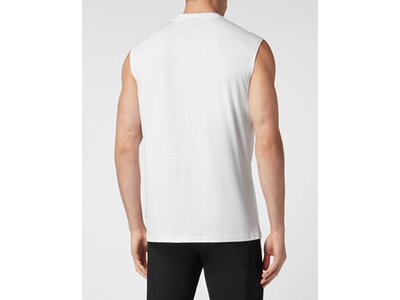 PLEIN SPORT Herren Shirt M Tanktop Weiß