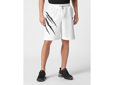 PLEIN SPORT Herren Shorts SCRATCH Grau