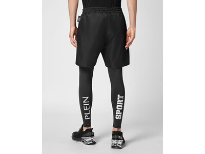 PLEIN SPORT Herren Tight SCRATCH Schwarz