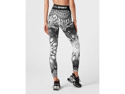 PLEIN SPORT Damen Tight OPTICAL FLOWER Grau