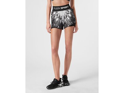 PLEIN SPORT Damen Shorts OPTICAL FLOWER Grau