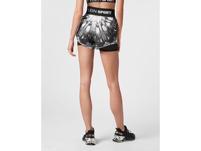 PLEIN SPORT Damen Shorts OPTICAL FLOWER Grau