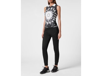 PLEIN SPORT Damen Polo OPTICAL FLOWER Braun