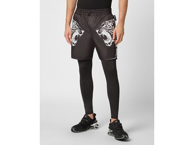 PLEIN SPORT Herren Tight TIGER Grau