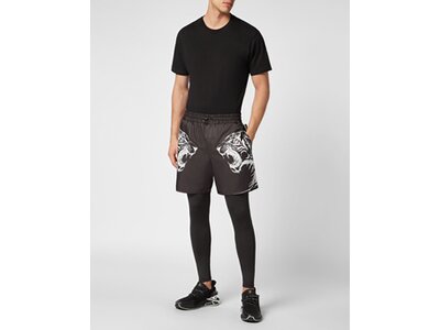 PLEIN SPORT Herren Tight TIGER Grau