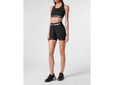 PLEIN SPORT Damen Shorts BASIC Schwarz