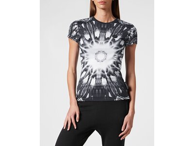 PLEIN SPORT Damen Shirt OPTICAL FLOWER Rot