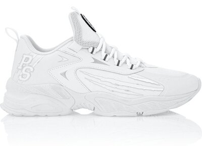 PLEIN SPORT Herren Halbschuhe Runner Sneaker Weiß