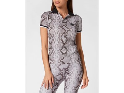 PLEIN SPORT Damen Polo PYTHON Braun