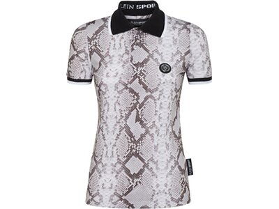 PLEIN SPORT Damen Polo PYTHON Braun