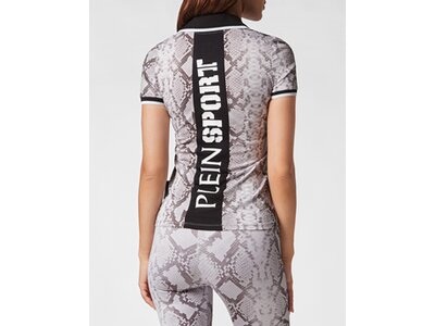 PLEIN SPORT Damen Polo PYTHON Braun