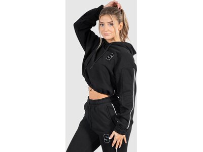 SMILODOX Damen Kapuzensweat Rylanda Schwarz