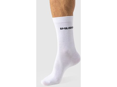 SMILODOX Herren Socken Classic 3er Pack Weiß