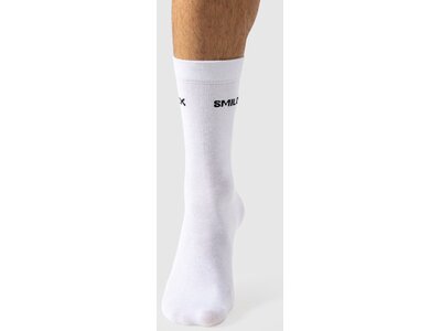 SMILODOX Herren Socken Classic 3er Pack Weiß