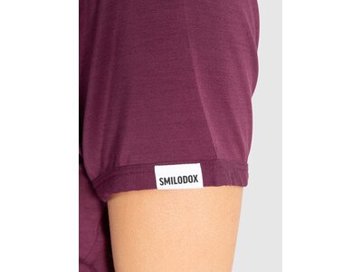 SMILODOX Damen Shirt Althea Lila